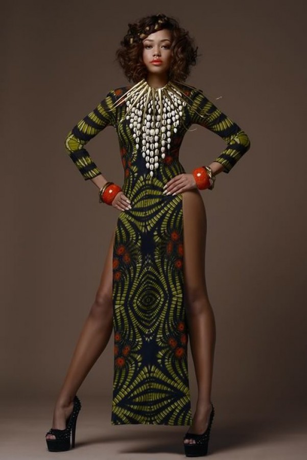 Платье С Африканским Принтом